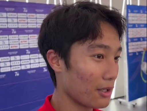 海港B队小将张俊杰助攻刘祝润，赛后直言体能不足