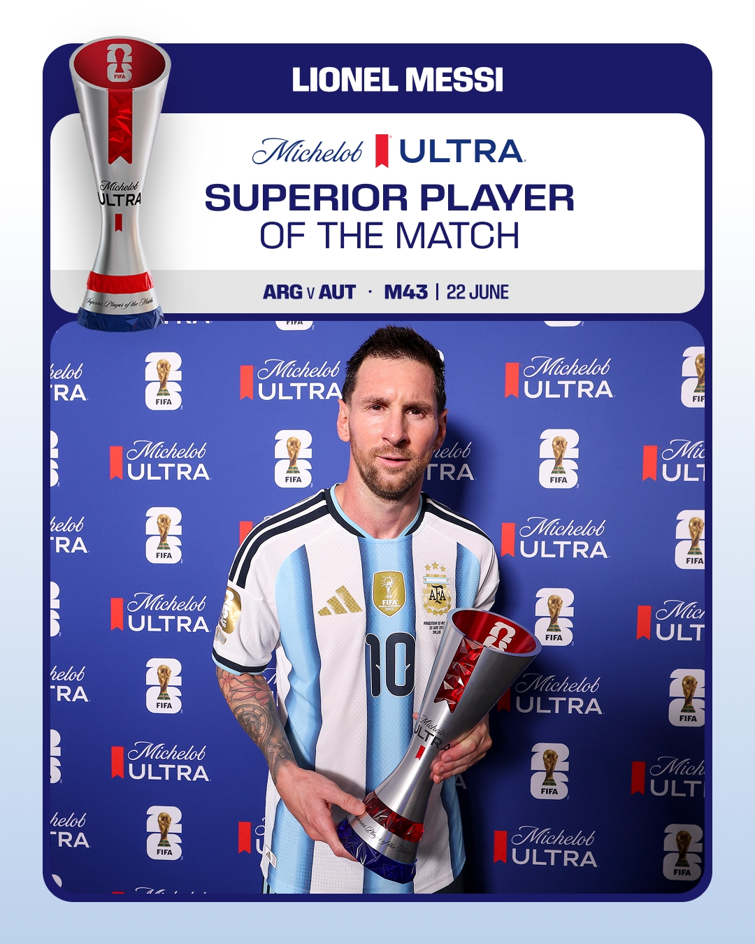 梅西18球独享世界杯射手王 阿根廷2-0奥地利提前出线 梅西18球独享世界杯射手王 阿根廷2-0奥地利提前出线
