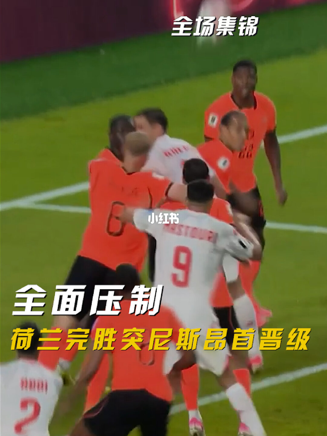 06月26日 世界杯小组赛F组第3轮 突尼斯vs荷兰 全场录像【全场录像+集锦】