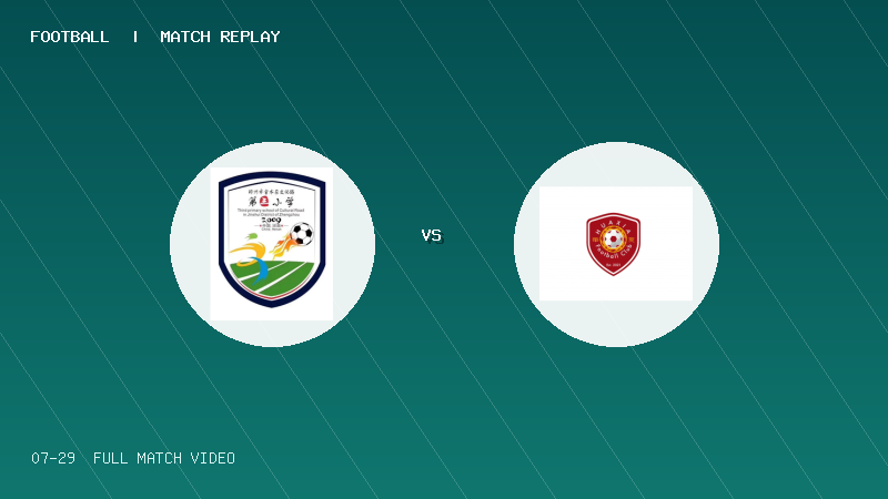 07月29日 2034杯 郑州市金水区文化路第三小学 VS 新泽西华夏精英小将 全场录像【全场录像+集锦】