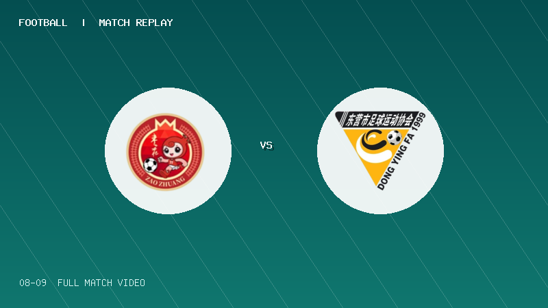 08月09日 齐鲁超常规赛第13轮 枣庄队 VS 东营队 全场录像【全场录像+集锦】
